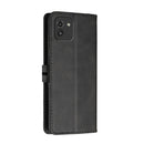 For Samsung Galaxy A03 164mm Version Cow Texture Leather Phone Case(Black)