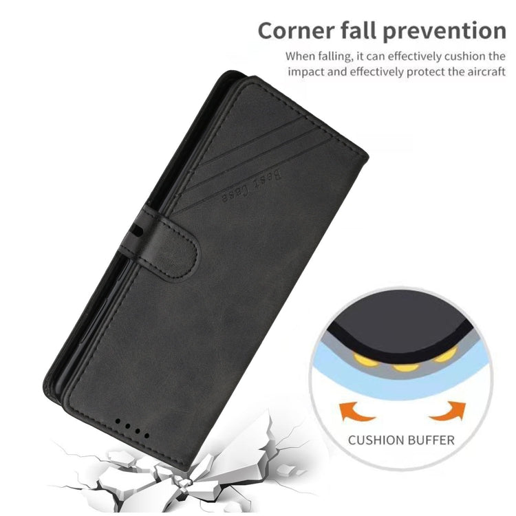 For Samsung Galaxy A03 164mm Version Cow Texture Leather Phone Case(Black)