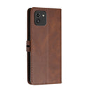 For Samsung Galaxy A03 164mm Version Cow Texture Leather Phone Case(Brown)