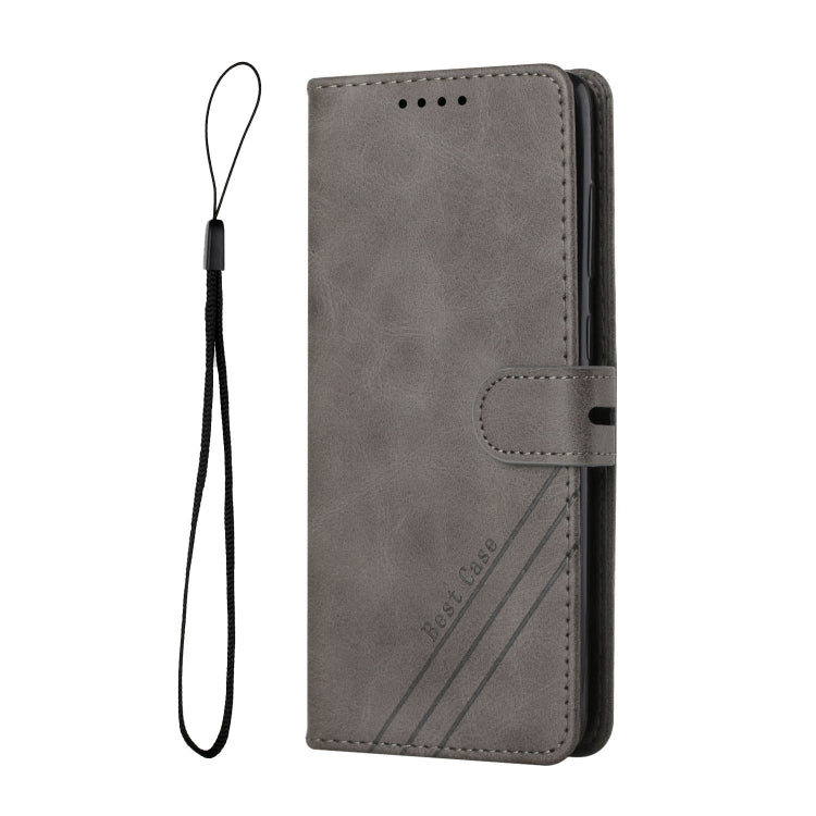 For Samsung Galaxy A03 164mm Version Cow Texture Leather Phone Case(Grey)