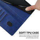For Samsung Galaxy A13 4G Cow Texture Leather Phone Case(Blue)