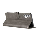 For Samsung Galaxy A13 4G Cow Texture Leather Phone Case(Grey)
