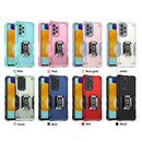 For Samsung Galaxy A53 5G Ring Holder Non-slip Armor Phone Case(Green)