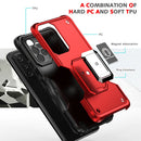 For Samsung Galaxy A53 5G Ring Holder Non-slip Armor Phone Case(Green)
