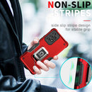 For Samsung Galaxy A53 5G Ring Holder Non-slip Armor Phone Case(Green)