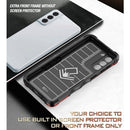 For Samsung Galaxy S21 5G Ring Holder Non-slip Armor Phone Case(Pink)