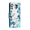 For Samsung Galaxy A13 4G Colored Drawing Leather Phone Case(Fantasy Butterfly)