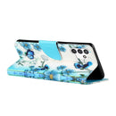 For Samsung Galaxy A13 4G Colored Drawing Leather Phone Case(Fantasy Butterfly)