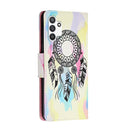For Samsung Galaxy A13 4G Colored Drawing Leather Phone Case(Dreamcatcher)