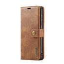 For Samsung Galaxy A33 5G DG.MING Crazy Horse Texture Detachable Magnetic Leather Phone Case(Brown)
