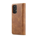 For Samsung Galaxy A33 5G DG.MING Crazy Horse Texture Detachable Magnetic Leather Phone Case(Brown)