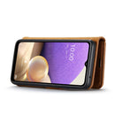 For Samsung Galaxy A33 5G DG.MING Crazy Horse Texture Detachable Magnetic Leather Phone Case(Brown)