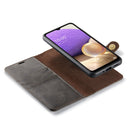 For Samsung Galaxy A33 5G DG.MING Crazy Horse Texture Detachable Magnetic Leather Phone Case(Grey)