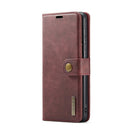 For Samsung Galaxy A33 5G DG.MING Crazy Horse Texture Detachable Magnetic Leather Phone Case(Red)