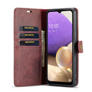For Samsung Galaxy A33 5G DG.MING Crazy Horse Texture Detachable Magnetic Leather Phone Case(Red)