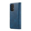 For Samsung Galaxy A33 5G DG.MING Crazy Horse Texture Detachable Magnetic Leather Phone Case(Blue)