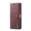 For Samsung Galaxy A73 5G DG.MING Crazy Horse Texture Detachable Magnetic Leather Phone Case(Red)