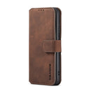 For Samsung Galaxy A53 5G DG.MING Retro Oil Side Horizontal Flip Leather Case with Holder & Card Slots & Wallet(Coffee)