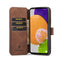 For Samsung Galaxy A53 5G DG.MING Retro Oil Side Horizontal Flip Leather Case with Holder & Card Slots & Wallet(Coffee)