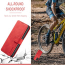 For Samsung Galaxy A53 5G DG.MING Retro Oil Side Horizontal Flip Leather Case with Holder & Card Slots & Wallet(Red)