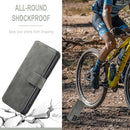 For Samsung Galaxy A53 5G DG.MING Retro Oil Side Horizontal Flip Leather Case with Holder & Card Slots & Wallet(Grey)