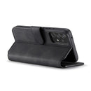 For Samsung Galaxy A53 5G DG.MING Retro Oil Side Horizontal Flip Leather Case with Holder & Card Slots & Wallet(Black)