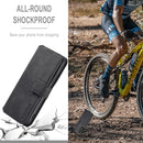 For Samsung Galaxy A53 5G DG.MING Retro Oil Side Horizontal Flip Leather Case with Holder & Card Slots & Wallet(Black)