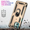 For Motorola Moto Edge 20 Lite Shockproof TPU + PC Phone Case(Gold)