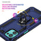 For Motorola Moto Edge 20 Lite Shockproof TPU + PC Phone Case(Blue)