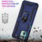 For Motorola Moto Edge 20 Lite Shockproof TPU + PC Phone Case(Blue)