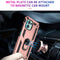 For Motorola Moto Edge 20 Lite Shockproof TPU + PC Phone Case(Rose Gold)