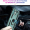 For Motorola Moto Edge 20 Lite Shockproof TPU + PC Phone Case(Dark Green)