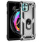 For Motorola Moto Edge 20 Lite Shockproof TPU + PC Phone Case(Silver)