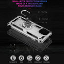 For Motorola Moto Edge 20 Lite Shockproof TPU + PC Phone Case(Silver)