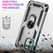 For Motorola Moto Edge 20 Lite Shockproof TPU + PC Phone Case(Silver)