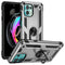 For Motorola Moto Edge 20 Lite Shockproof TPU + PC Phone Case(Silver)