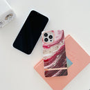 Square Plating Gold Edge Phone Case For iPhone 13 Pro Max(Twilight Black Gold)