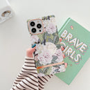 Square Plating Gold Edge Phone Case For iPhone 11(Exotic Rose)