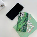 TPU Soft Protective Phone Case For iPhone 13 Pro Max(Purple Gold Pink)