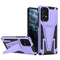 For Samsung Galaxy A73 Super V Armor PC + TPU Phone Case with Holder(Purple)