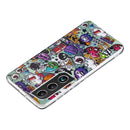 For Samsung Galaxy S22 5G Luminous TPU Protective Phone Case(Graffiti)