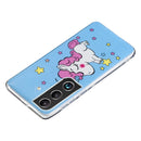 For Samsung Galaxy S22 5G Luminous TPU Protective Phone Case(Star Unicorn)