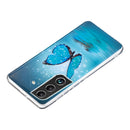 For Samsung Galaxy S22 5G Luminous TPU Protective Phone Case(Butterfly)