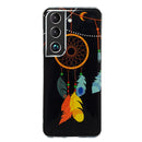 For Samsung Galaxy S22 5G Luminous TPU Protective Phone Case(Black Wind Chimes)