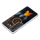 For Samsung Galaxy S22 5G Luminous TPU Protective Phone Case(Black Wind Chimes)