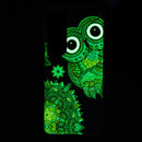 For Samsung Galaxy S22 5G Luminous TPU Protective Phone Case(Blue Owl)
