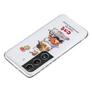 For Samsung Galaxy S22 5G Luminous TPU Protective Phone Case(Cats)