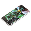 For Samsung Galaxy S22 5G Luminous TPU Protective Phone Case(Fierce Wolf)
