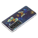 For Samsung Galaxy S22 5G Luminous TPU Protective Phone Case(Double Butterflies)