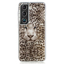 For Samsung Galaxy S22 5G Luminous TPU Protective Phone Case(Leopard Tiger)